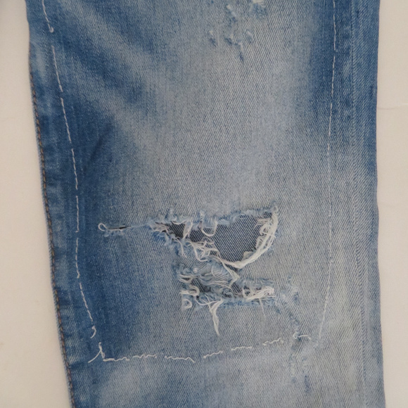 DSQUARED distressed jeans sz 40 ankle zips - Picture 3 of 8
